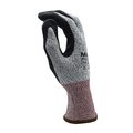 Cordova MACHINIST Cut Level A4 Black Foam Nitrile Coated Gloves, S 3734S